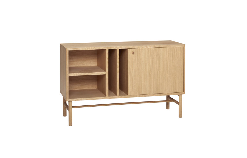 Dressoir met plank, eiken, natuur