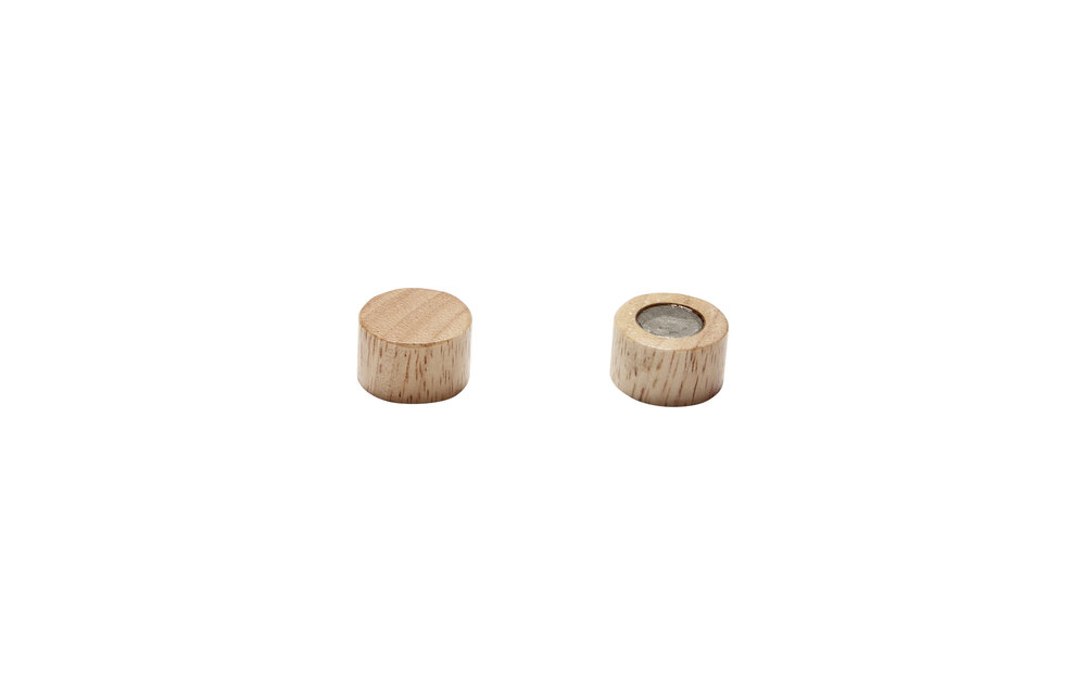 Magneet, rond, eik