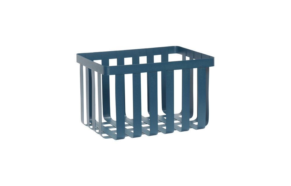 Mand, metaal, blauw