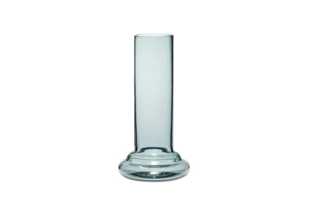 Vaas, glas, blauw