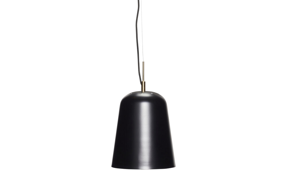 Lamp, metaal, zwart