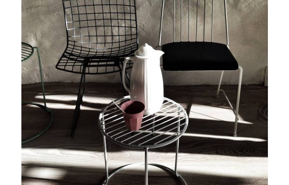 thermoskan wit kunststof/glas