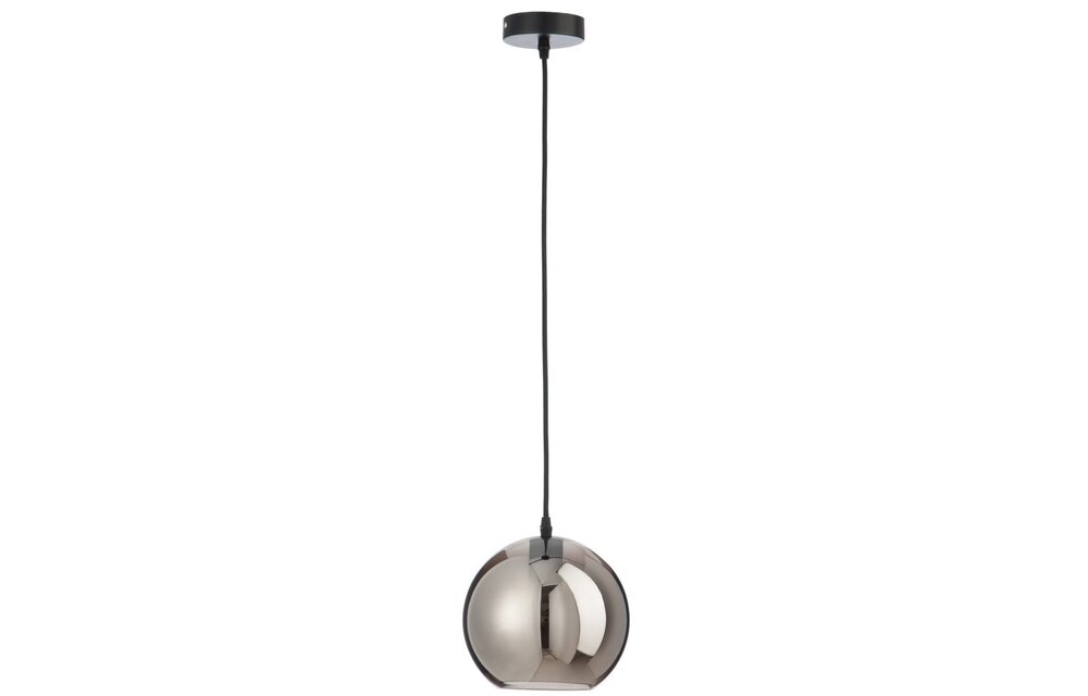 Lamp Bol Glas Zilver Small