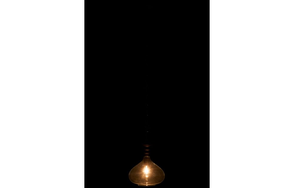 Hanglamp Rond Glas Zwart