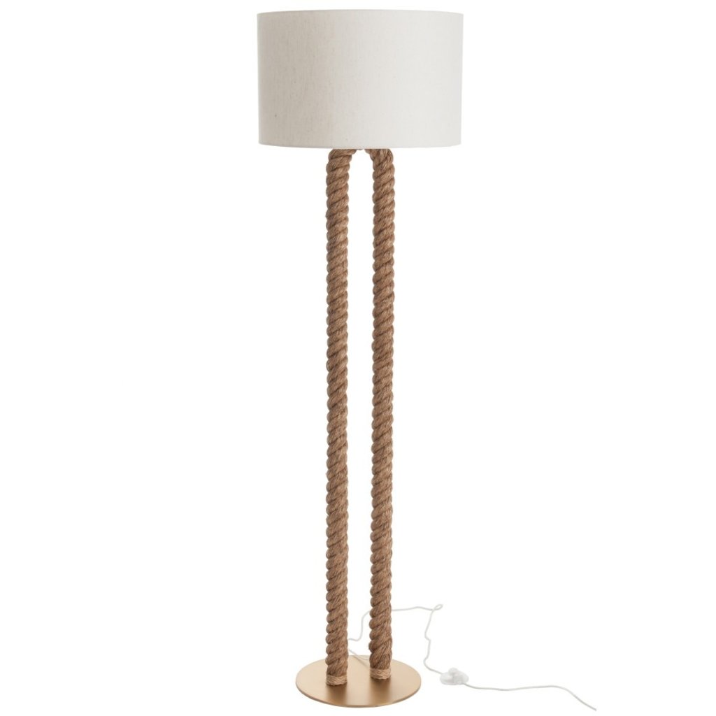 Wonderbaarlijk J-line Lamp Staand Pilaar Touw U-Vorm Jute Naturel - Winkel voor Thuis IJ-63