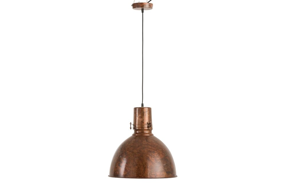Hanglamp Bol IJzer Oud Bruin