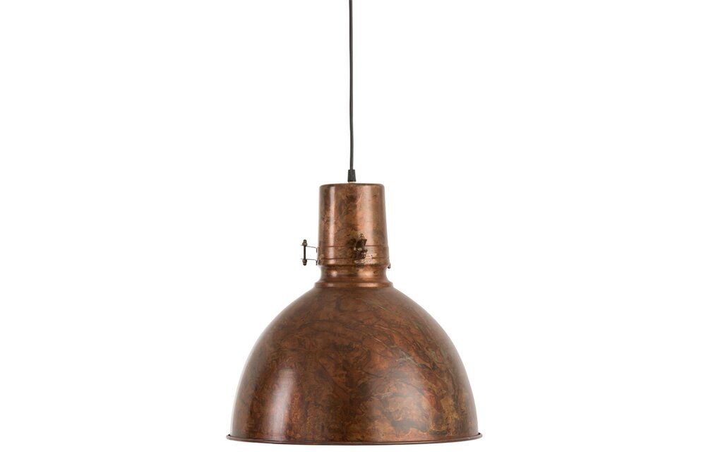 Hanglamp Bol IJzer Oud Bruin