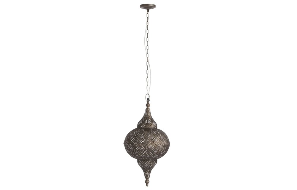 Lamp Oosters Metaal Small Antiek Bruin