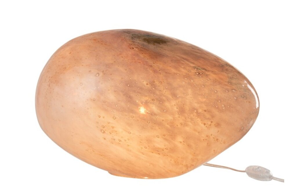 Lamp Dany Ovaal Glas Rose
