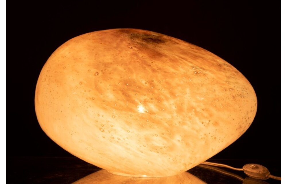 Lamp Dany Ovaal Glas Rose