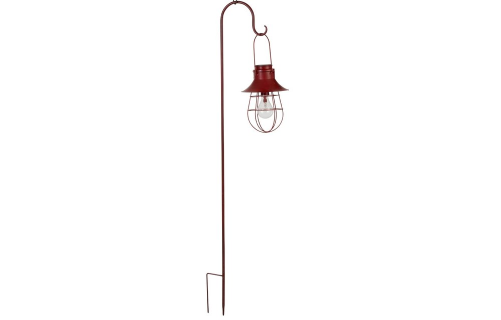 Lamp+Stok Zonnepaneel Metaal/Glas Rood