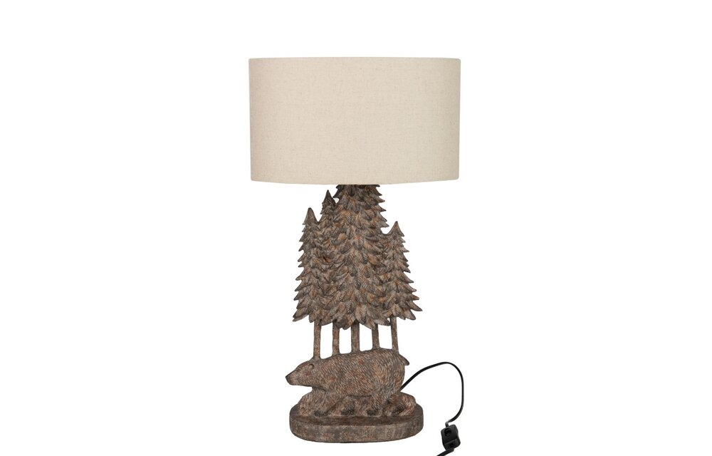 Lamp Beer Boom Poly Bruin
