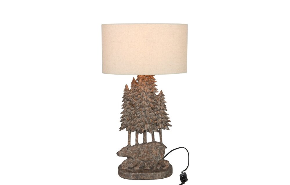 Lamp Beer Boom Poly Bruin