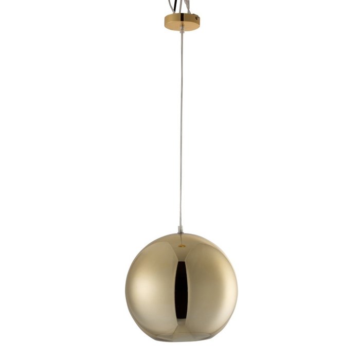 Jline Lamp Bol Hangend Glas Goud Large Winkel voor Thuis