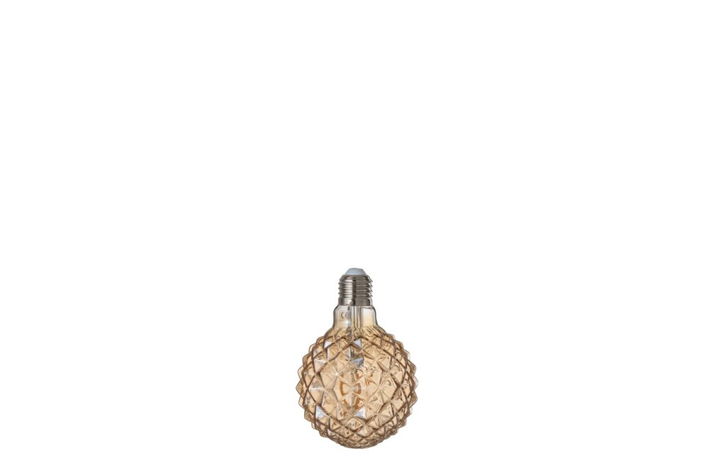 Ledlamp Amber G80 Filament Geometrical E27