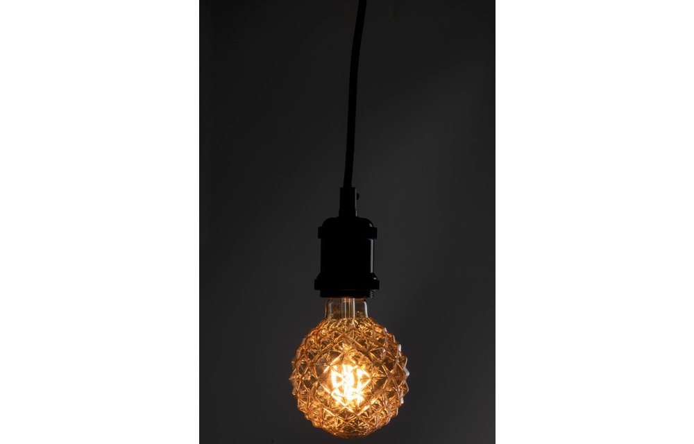 Ledlamp Amber G80 Filament Geometrical E27