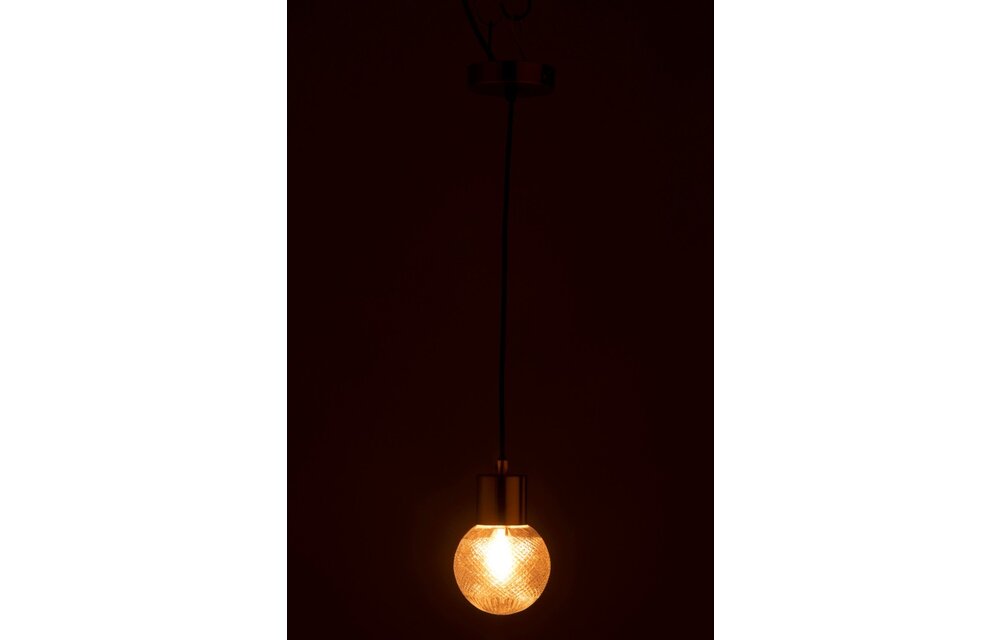 Hanglamp Bol Glas Goud S