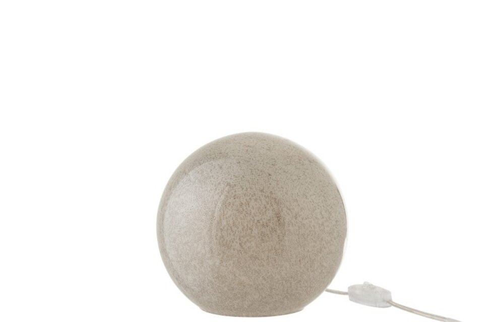 Lamp Dany Rond Glas Licht Grijs S