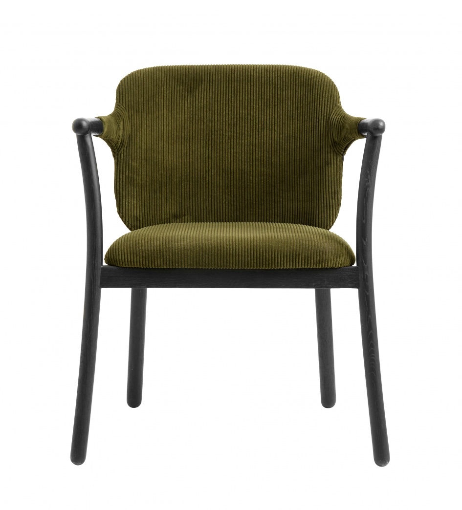 Nordal ESRUM stoel zwart/groen-70900-5708309160795