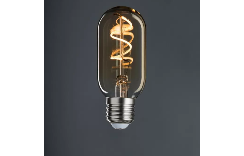Ledlamp Amber T45 Spiral E27