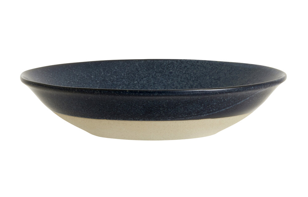 Grainy diep bord ø 22,5 cm - donkerblauw