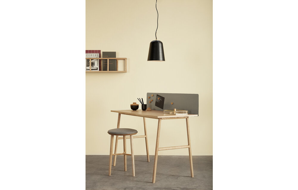 Lamp, metaal, zwart