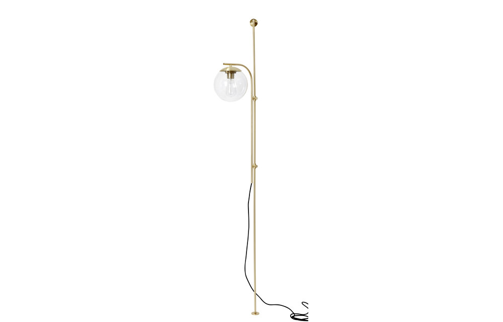Wand lamp metaal/glas