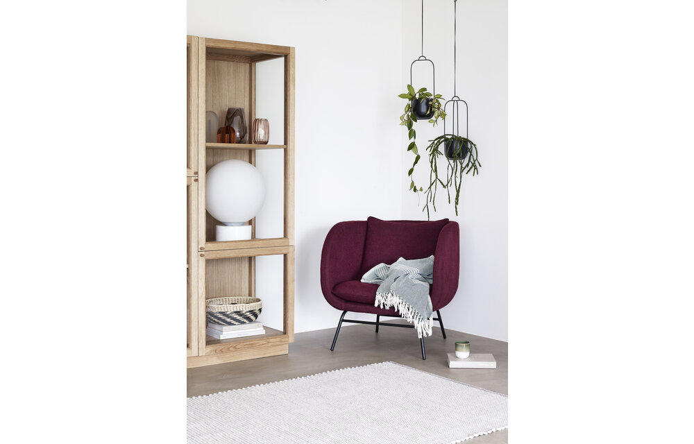 Mand, zwart / natuur, set van 2