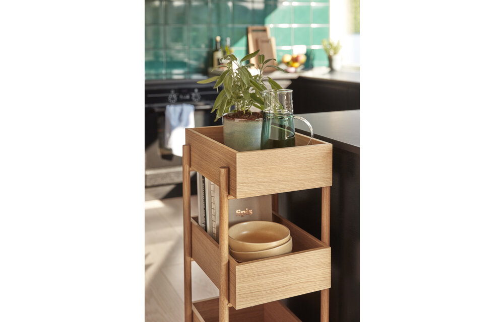 Bloempot, keramiek, beige/wit, set van 2