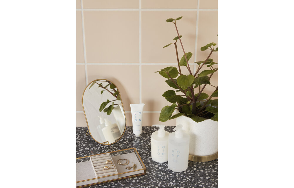 Bloempot, keramiek, wit, set van 2