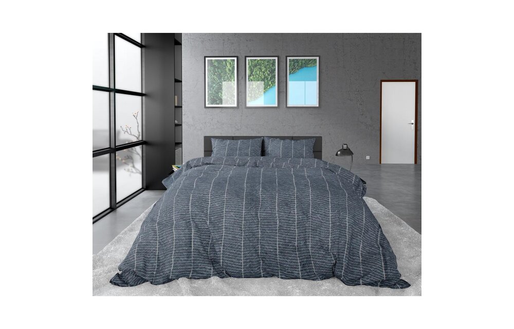 Dekbedovertrek Cecil Blue - 240x220cm