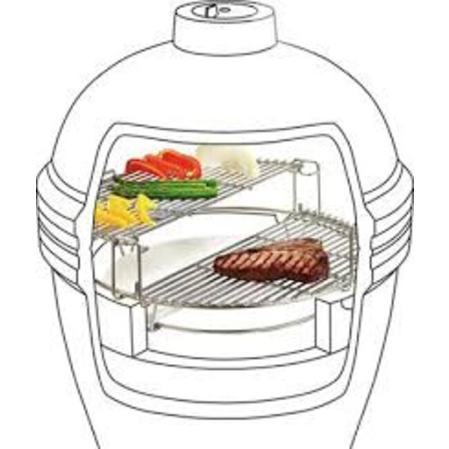 Kamado Joe Halfrond RVS Grillrooster | Classic & Big Joe