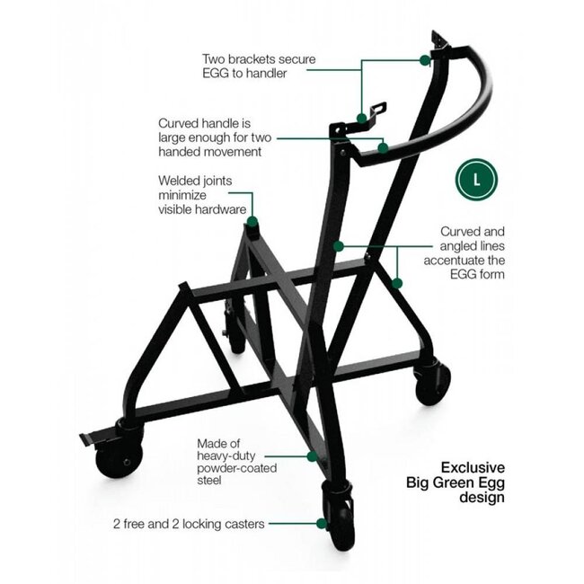 Big Green Egg IntEGGrated Onderstel met Handler