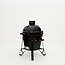 The Bastard kamado’s en BSTRD Compact keramische kamado BBQ met plate setter, RVS houtskoolmand en onderstel