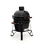 The Bastard kamado’s en BSTRD Compact keramische kamado BBQ met plate setter, RVS houtskoolmand en onderstel