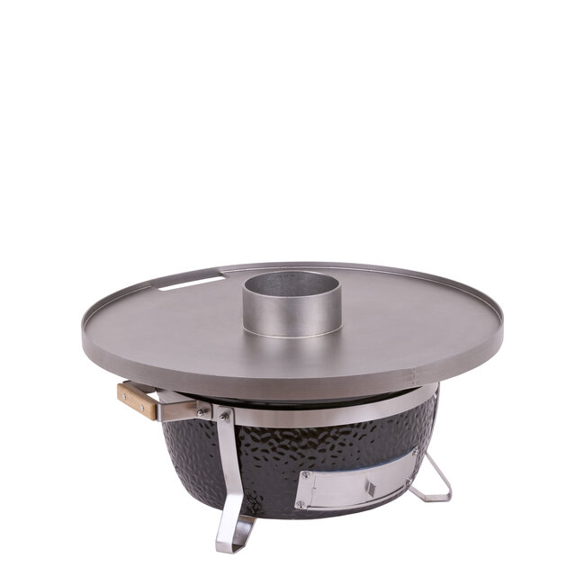 Monolith ICON Kamado BBQ | Afneembare Deksel & Fire Plate Ready