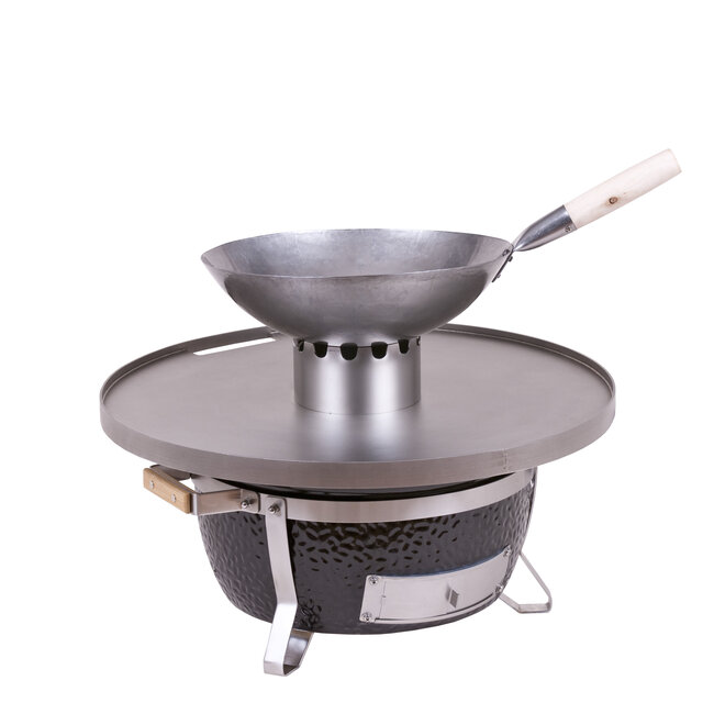 Monolith ICON Kamado BBQ | Afneembare Deksel & Fire Plate Ready