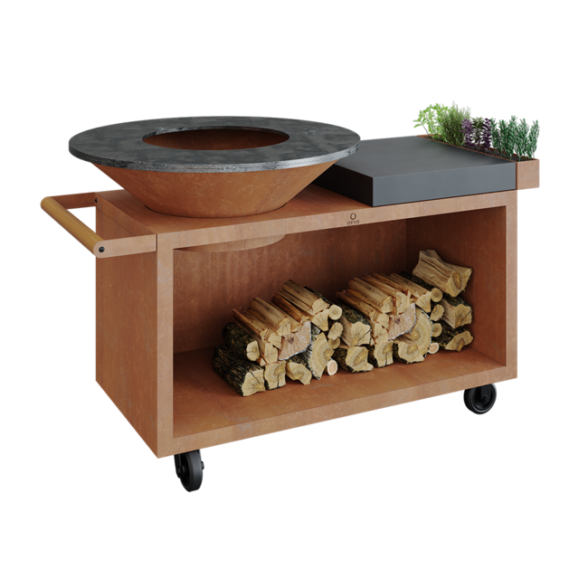 Ofyr Island Corten 100 Pro Teakhout