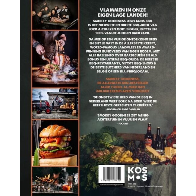 Smokey Goodness Lowlands BBQ Boek van Jord Althuizen