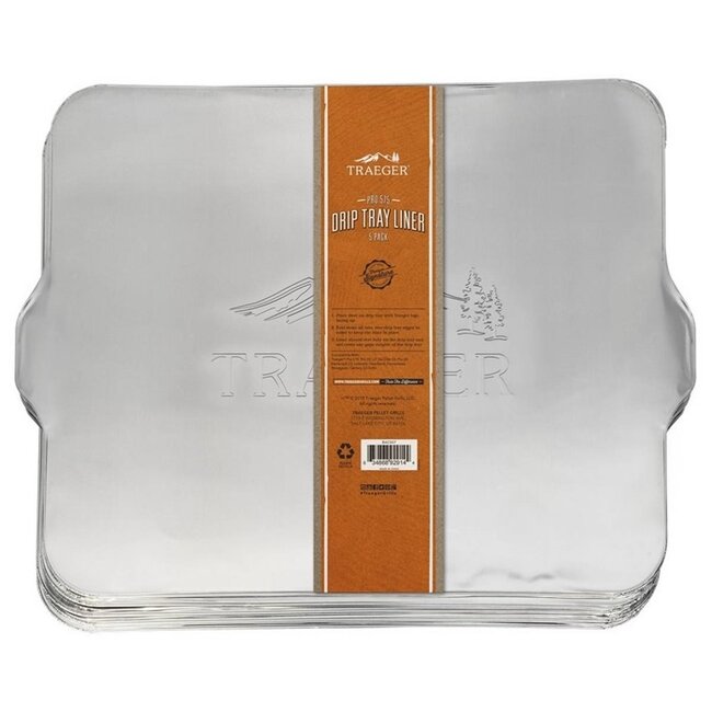 Traeger Tray liner 5 pack/ lekbak- Timberline 850