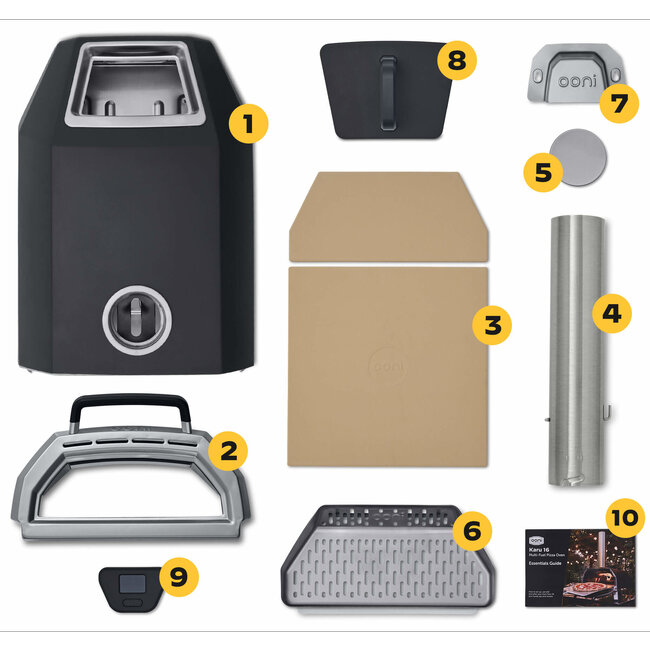 Ooni Karu 16 houtskoolgestookte pizzaoven