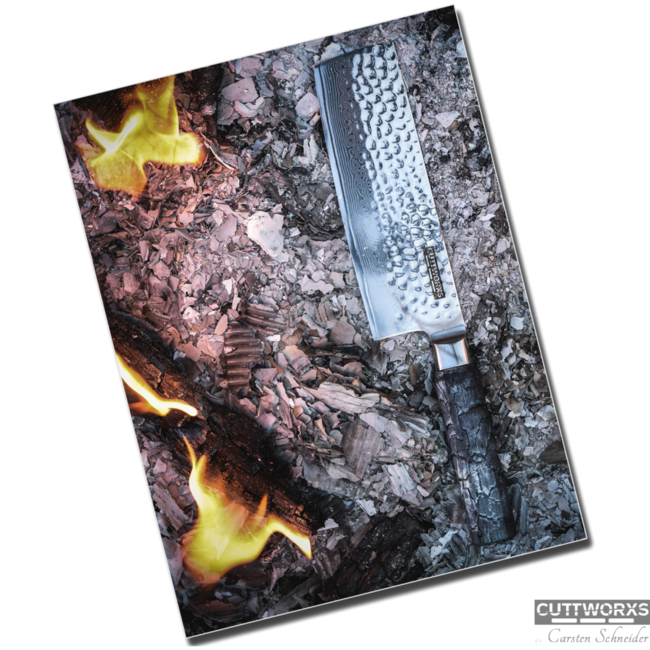 Cuttworxs Flamewood Nakiri mes