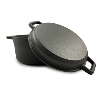 Grill Guru Dutch Oven met Multifunctionele Deksel