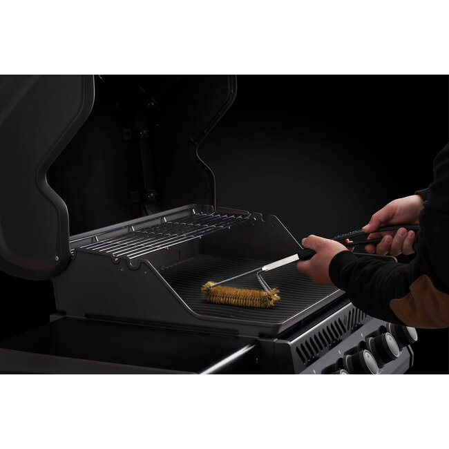 Napoleon Messing grillborstel 3x parallel