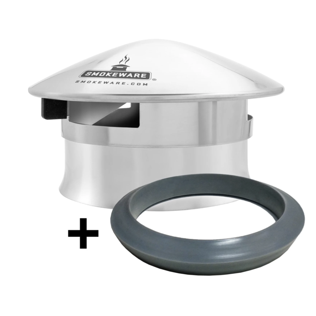 Smokeware Adapter RVS Chimney Cap
