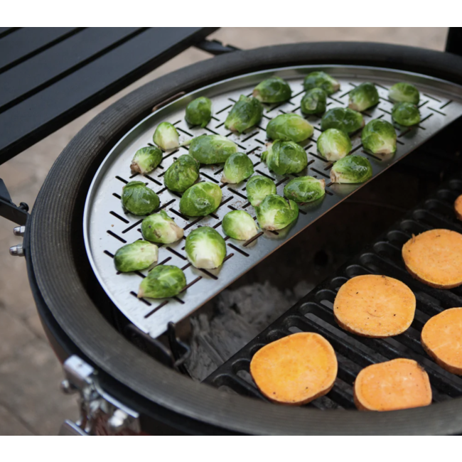 Kamado Joe Halfrond Lasergesneden RVS Rooster | Classic & Big Joe
