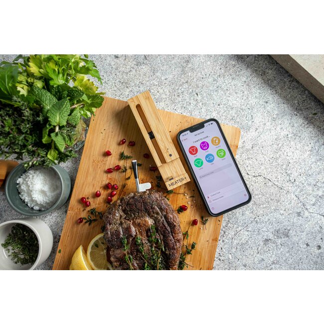 Meater Plus Draadloze Vleesthermometer | Bluetooth tot 50 m