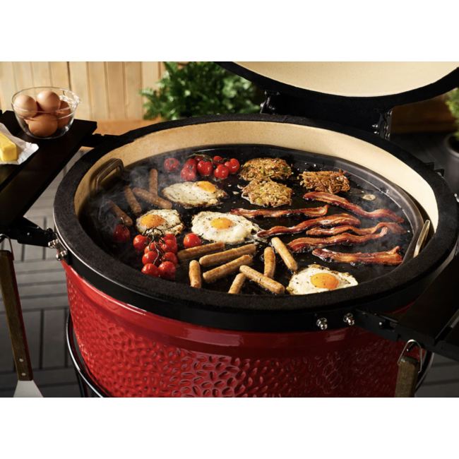 Kamado Joe Halfronde Gietijzeren Grillplaat | Classic & Big Joe