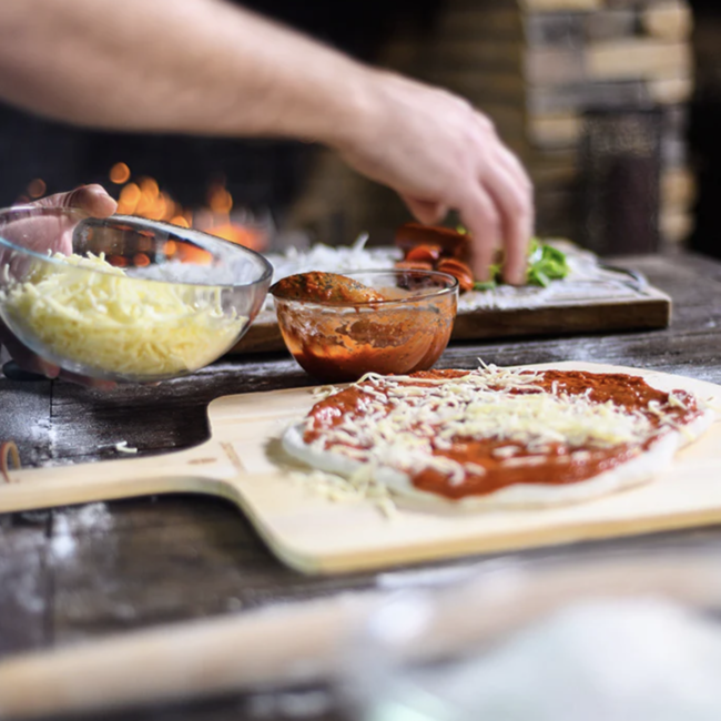 Kamado Joe Houten Pizzaschep voor Kamado en Pizzaoven – Grote Pizzapeel van Hout