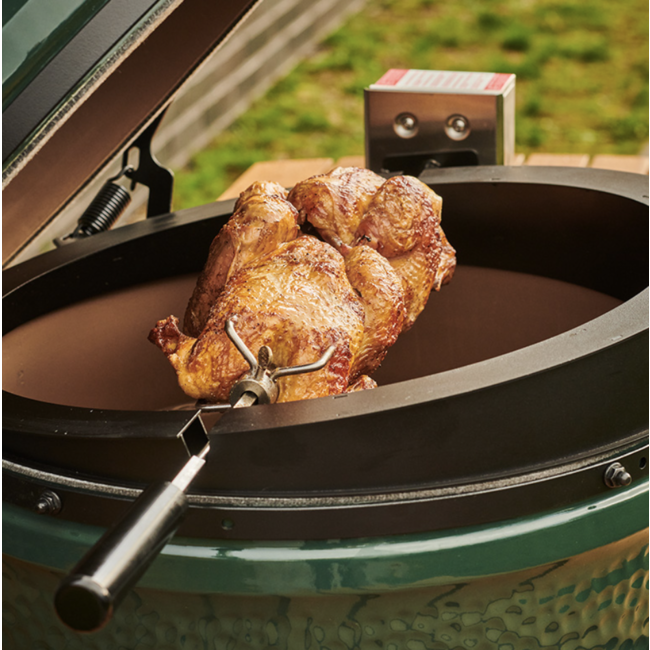 Big Green Egg Rotisserie BBQ Spit